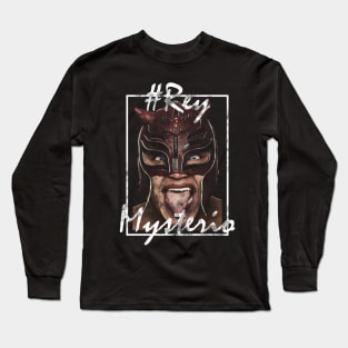 monochrome rey mysterio Long Sleeve T-Shirt